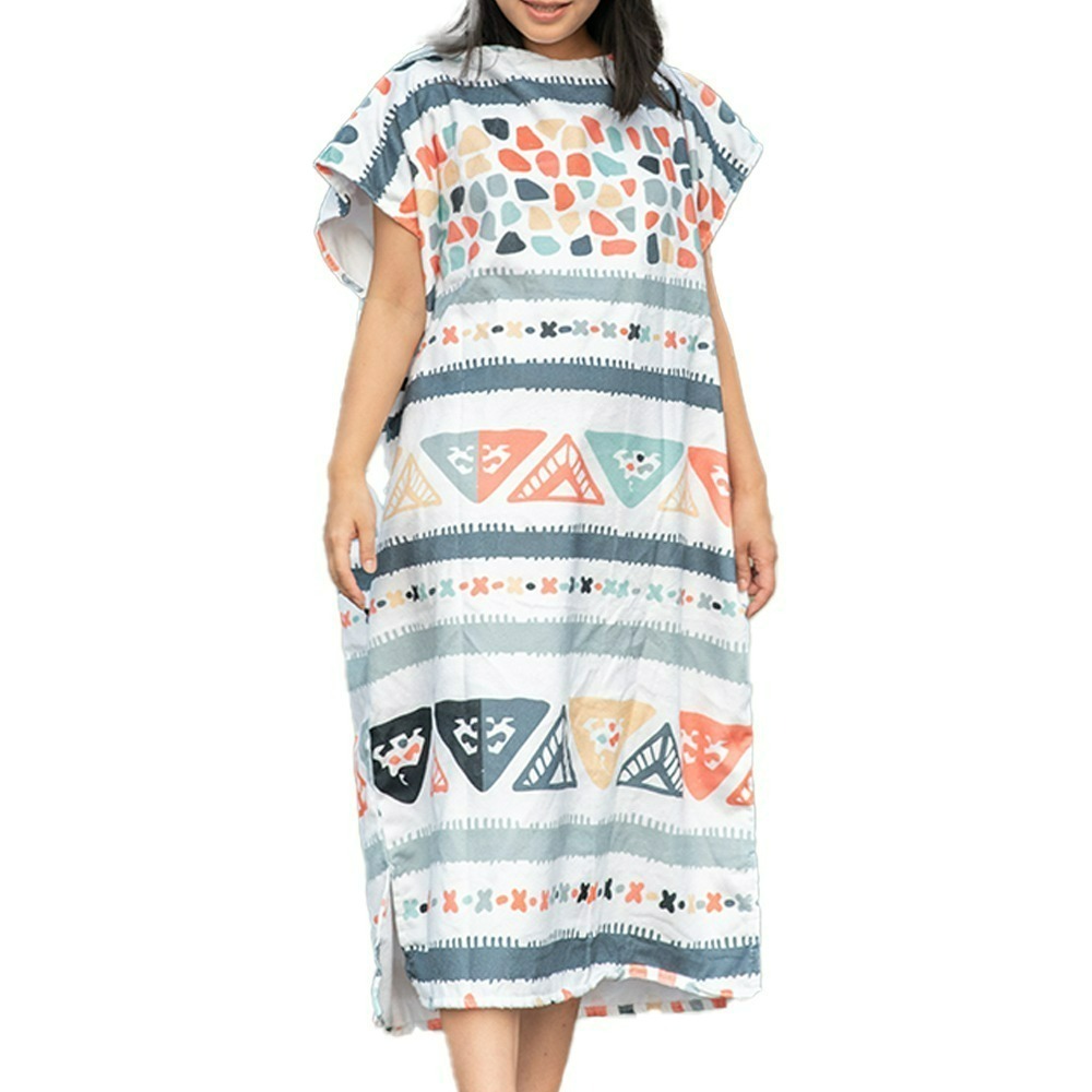 【QIDINA】好吸水親子繽紛沙灘巾浴衣浴巾-H款 / 浴巾衣 吸水浴巾 兒童浴巾 大浴巾 毛巾 浴巾加大-規格圖11