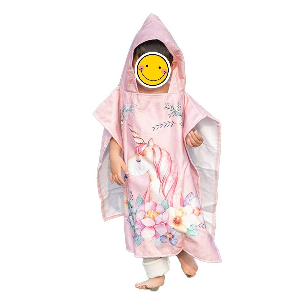 【QIDINA】好吸水親子繽紛沙灘巾浴衣浴巾-H款 / 浴巾衣 吸水浴巾 兒童浴巾 大浴巾 毛巾 浴巾加大-規格圖11