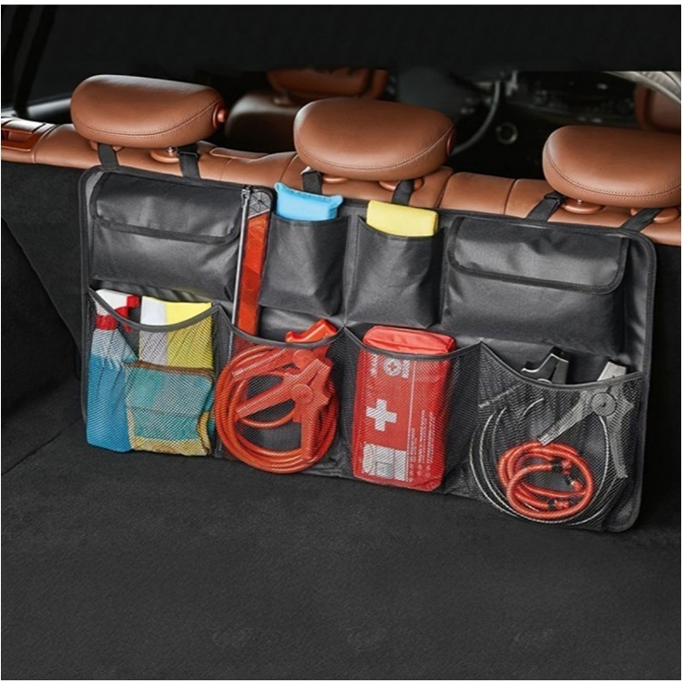 【QIDINA】馬上整潔收納車用椅背大容量多格收納袋-E / 汽車收納 汽車用品 汽車百貨 椅背收納袋-細節圖9