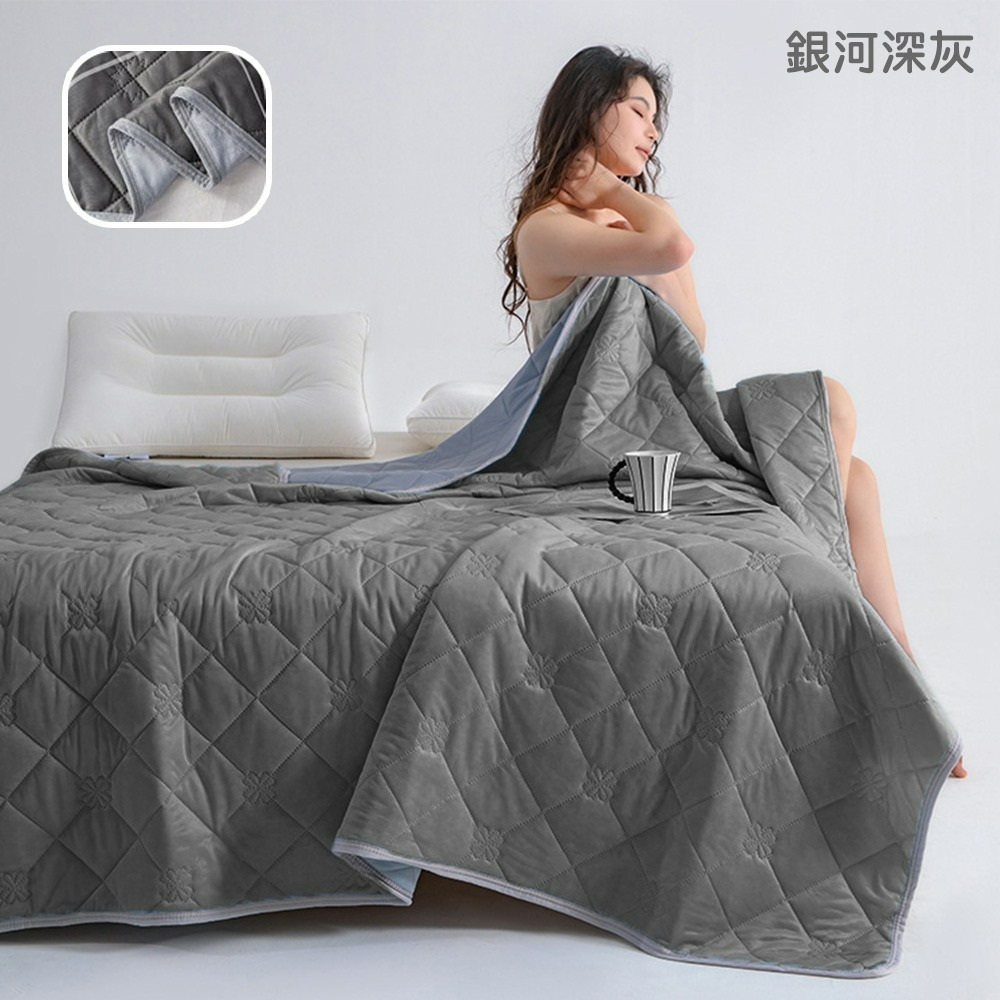 【QIDINA】冰淇淋膠原蛋白涼感紗涼涼被-C / 棉被 涼感被 冰冰被 床單 四季被 天絲涼被 涼被雙人 空調被-細節圖6