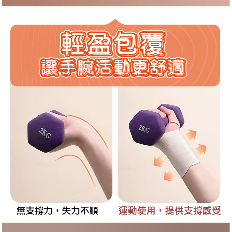 【QIDINA】彈力包覆加壓親膚手腕支撐護腕-A / 手腕帶  運動護腕 拇指護腕 護手腕 手腕支撐帶-細節圖9