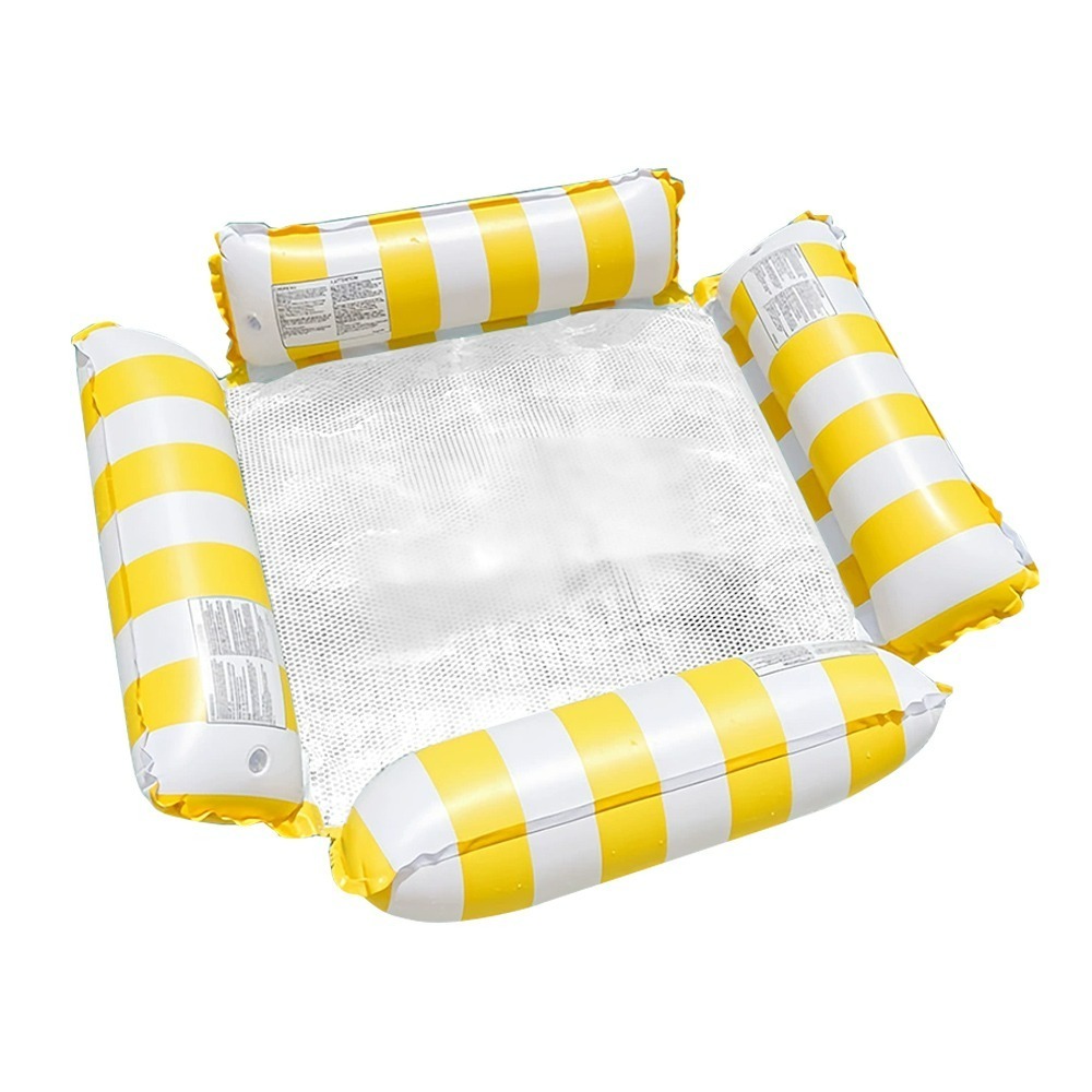 【QIDINA】升級四管超大水上漂浮吊床贈充氣筒 游泳圈-A /  游泳池 浮板 玩水裝備 玩水用具 沙灘 海灘-規格圖11