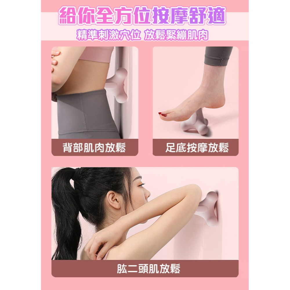 【QIDINA】多用途療癒小巧四角按摩筋膜球 棒-H / 筋膜按摩器 瑜珈球 運動器材 健身球 頭皮按摩-細節圖9
