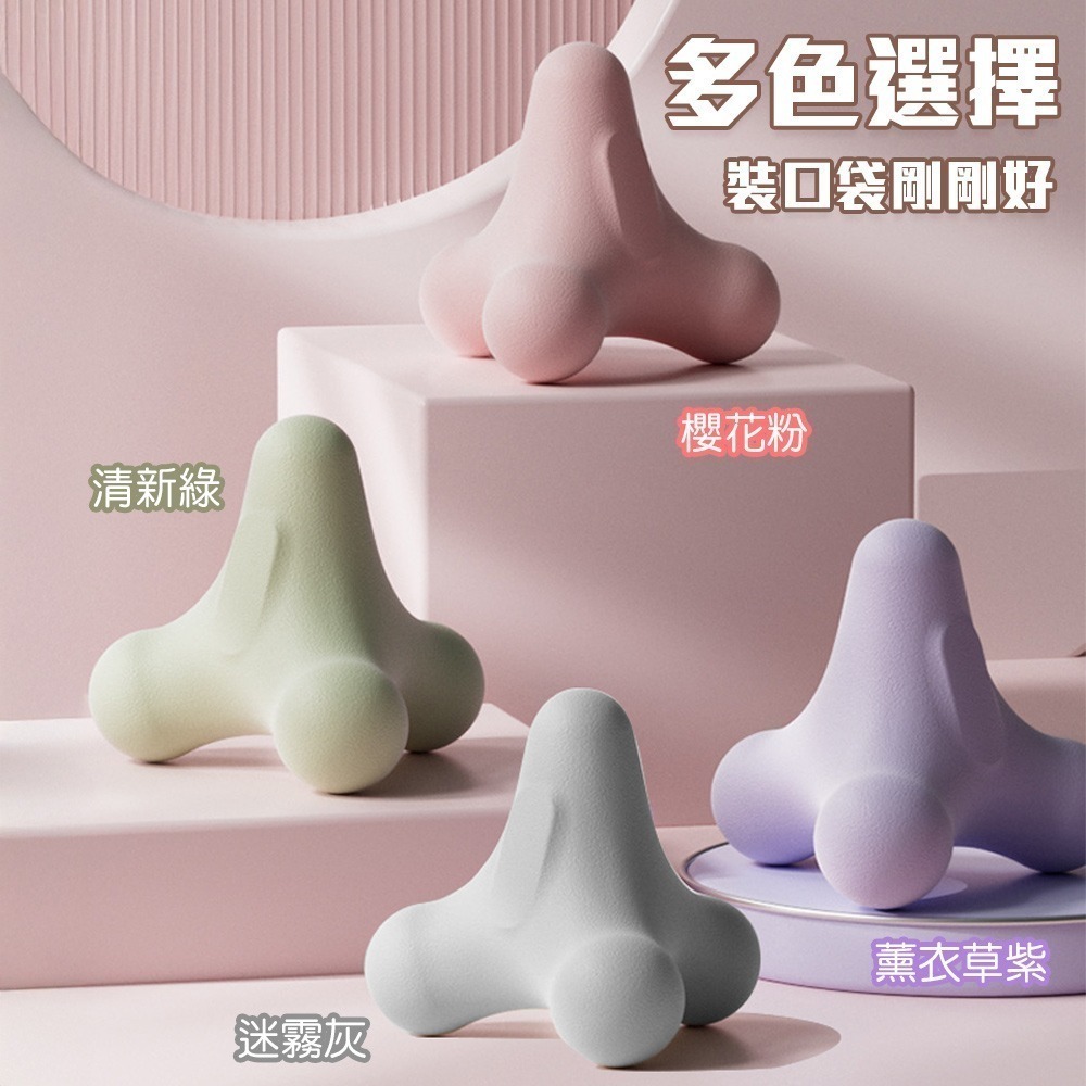 【QIDINA】多用途療癒小巧四角按摩筋膜球 棒-H / 筋膜按摩器 瑜珈球 運動器材 健身球 頭皮按摩-細節圖3