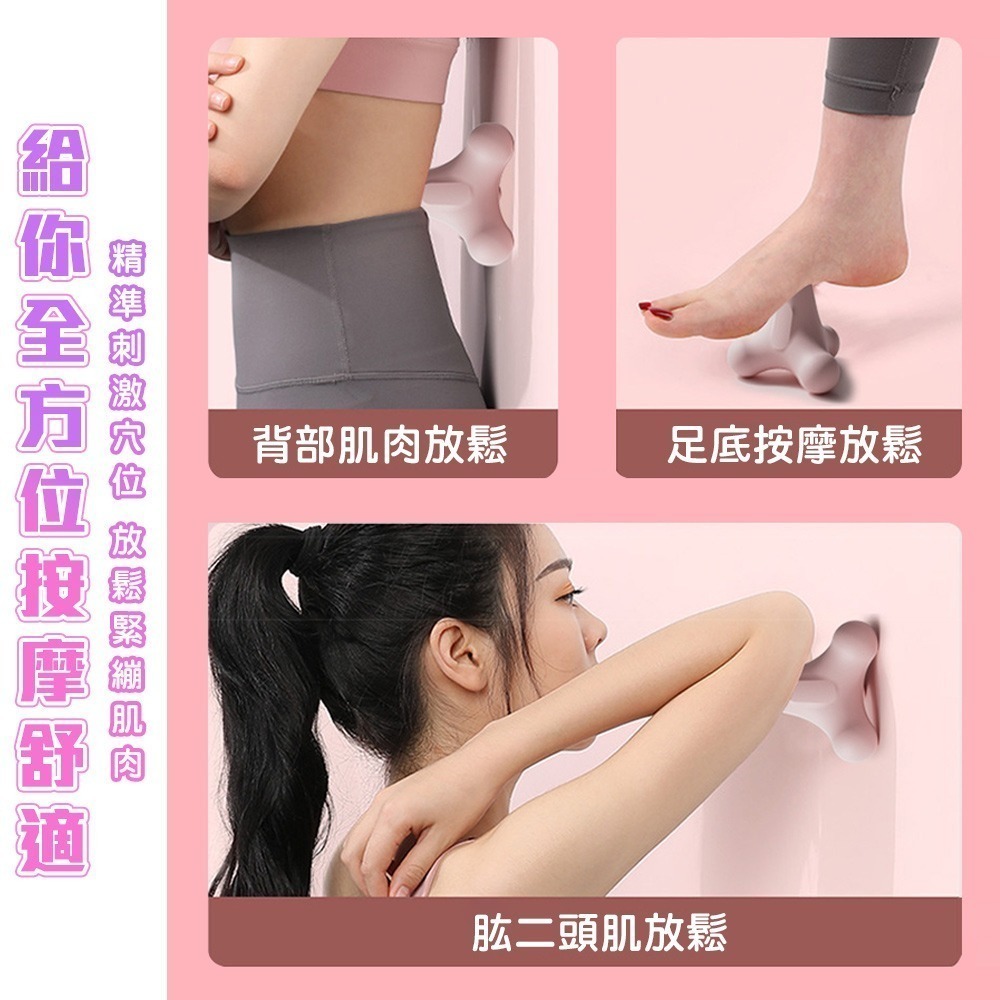 【QIDINA】多用途療癒小巧四角按摩筋膜球 棒-H / 筋膜按摩器 瑜珈球 運動器材 健身球 頭皮按摩-細節圖6