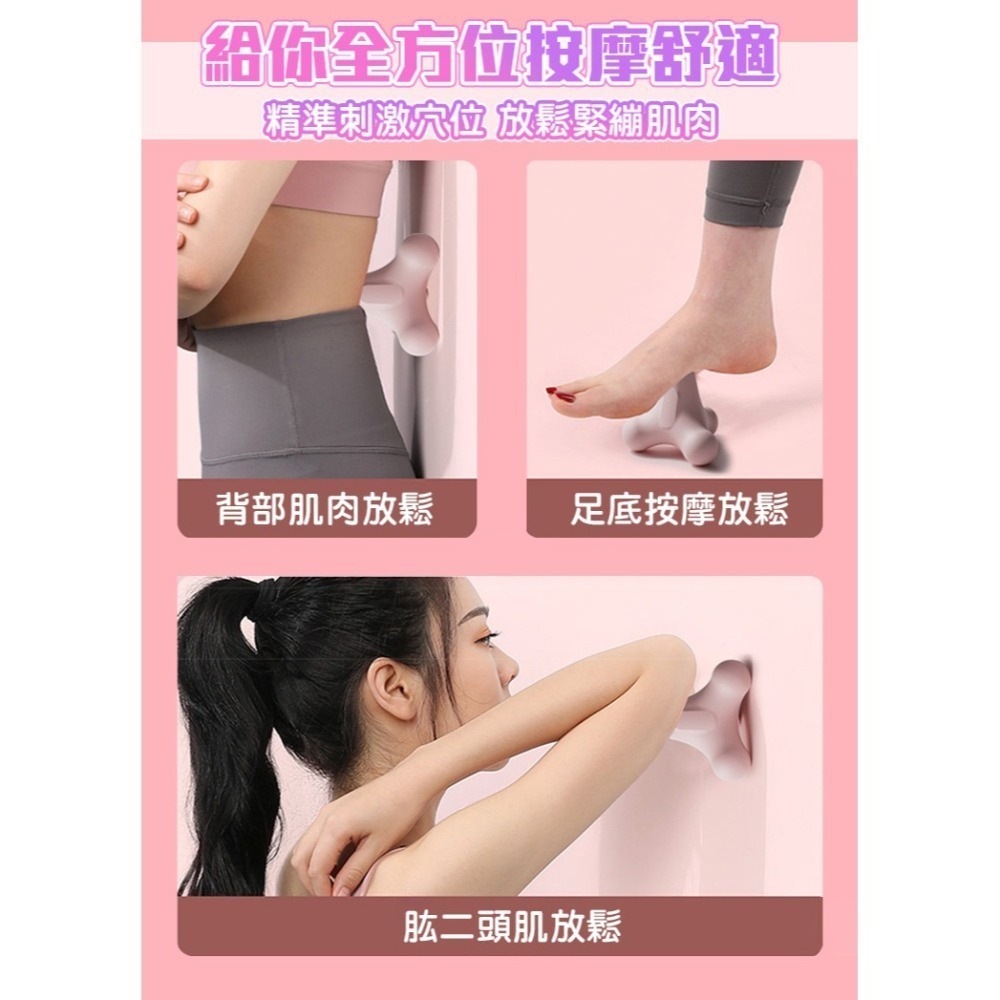 【QIDINA】多用途療癒小巧四角按摩筋膜球 棒-H / 筋膜按摩器 瑜珈球 運動器材 健身球 頭皮按摩-細節圖9