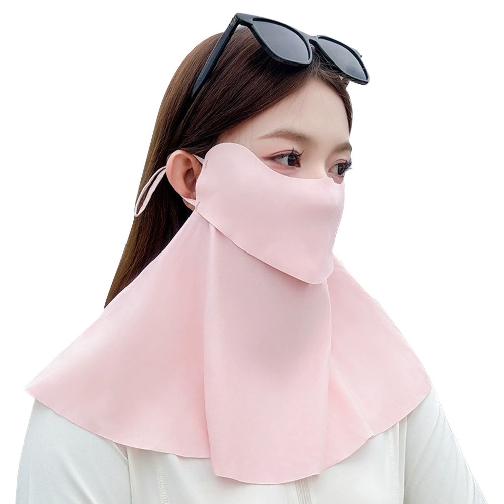 【QIDINA】超親膚冰絲涼感透氣防曬護頸面罩-B / 防曬面罩 冰絲面罩 涼感面罩 遮陽面罩 護頸-細節圖11