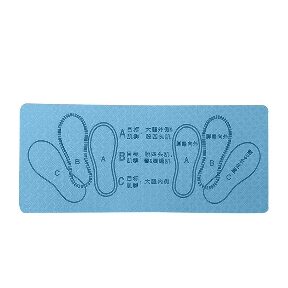 【QIDINA】超方便健身深蹲輔助瑜珈墊贈彈力帶 板-B / 彈力繩 健身墊 跳繩墊 運動墊-規格圖11