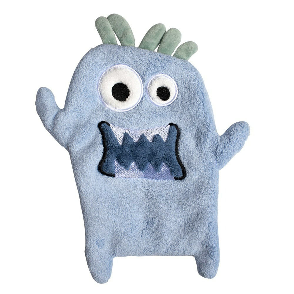 【QIDINA】萌萌小怪物可掛吸水多用途擦手巾 / 毛巾 擦臉毛巾 台灣毛巾 飯店毛巾-規格圖7