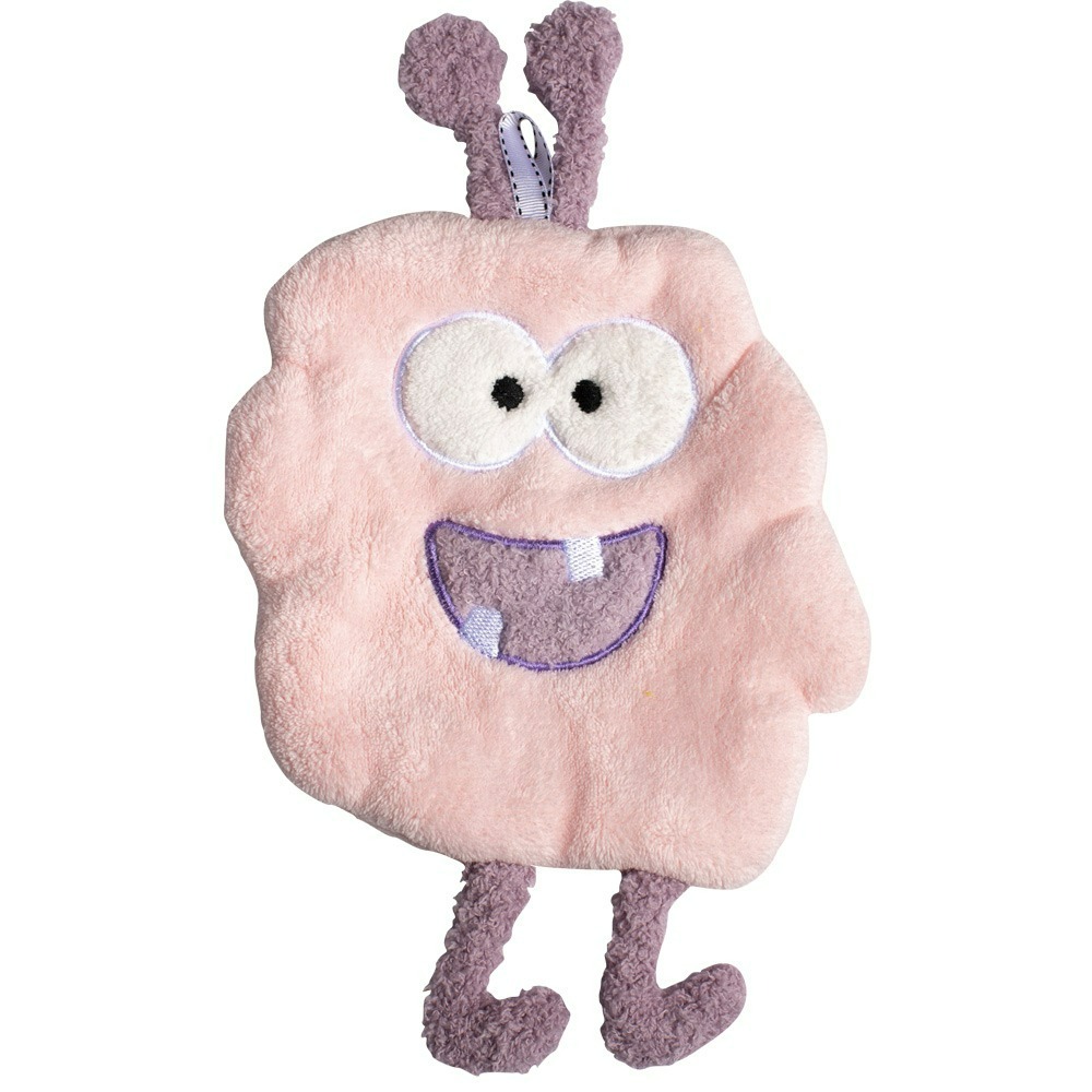 【QIDINA】萌萌小怪物可掛吸水多用途擦手巾 / 毛巾 擦臉毛巾 台灣毛巾 飯店毛巾-規格圖7