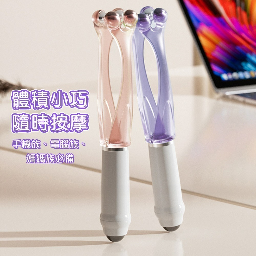 【QIDINA】升級4珠滾輪手部按摩神器 棒-M / 腳底按摩器 電動按摩棒 手部按摩器 手指按摩器 足底按摩器-細節圖6