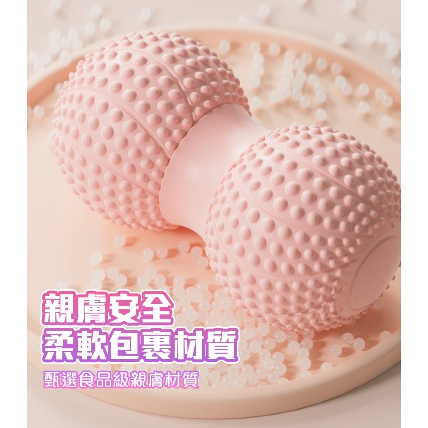 【QIDINA】升級款雙球花生按摩筋膜球-A / 瑜珈球 按摩棒 腳底按摩器 電動按摩棒 筋膜槍-細節圖11