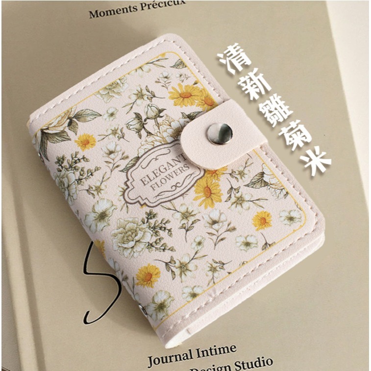 【QIDINA】 超實用20張唯美復古皮革卡片收納夾 包-G / 名片夾 卡片夾 皮夾 錢包 證件套 零錢包 小錢包-細節圖8