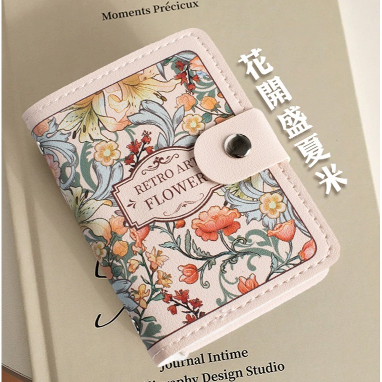 【QIDINA】 超實用20張唯美復古皮革卡片收納夾 包-G / 名片夾 卡片夾 皮夾 錢包 證件套 零錢包 小錢包-細節圖9