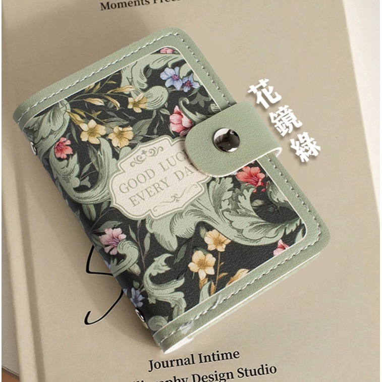 【QIDINA】 超實用20張唯美復古皮革卡片收納夾 包-G / 名片夾 卡片夾 皮夾 錢包 證件套 零錢包 小錢包-細節圖10