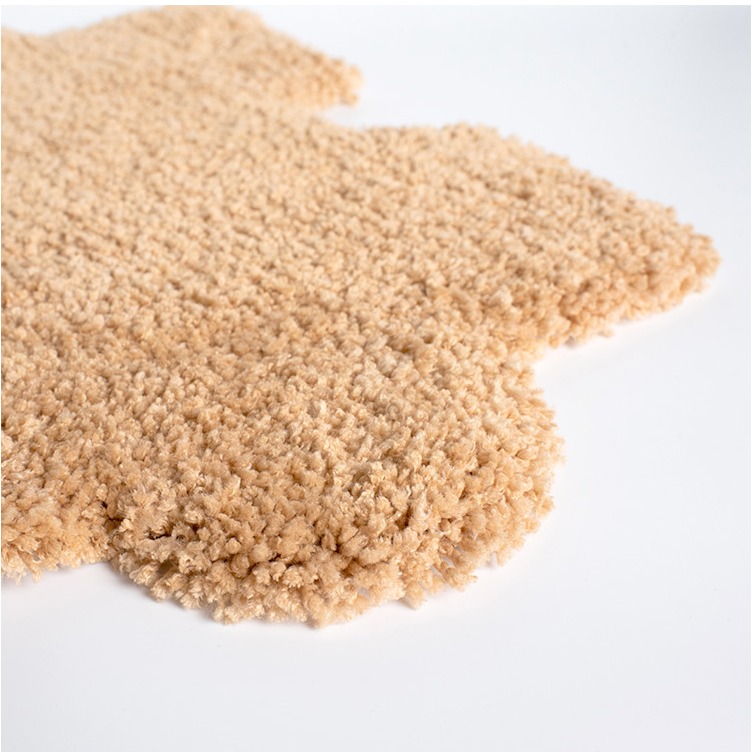 【QIDINA】質感奶茶色系超柔軟免黏貼拼接地墊-B / 吸水地墊 浴室地墊 廚房地墊 房間地墊 地毯臥室 地墊玄關-細節圖11