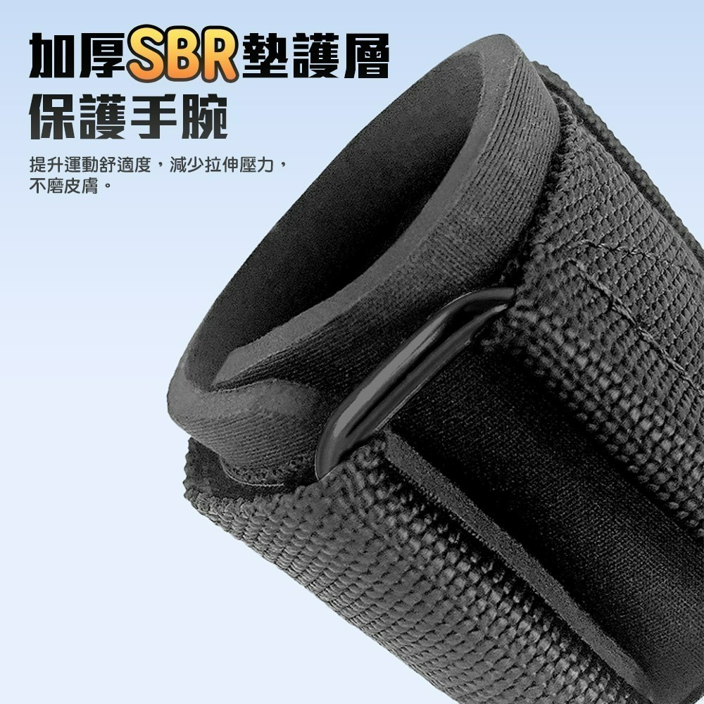 【QIDINA】1雙-輕鬆健身腕部輔助單槓啞鈴助力鐵鉤 棒-P / 助力掛勾 護腕 握力鉤 單槓助力鈎 健身助握帶-細節圖4