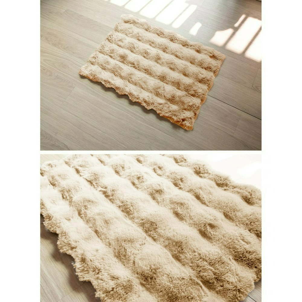 【QIDINA】啵啵絨仿兔毛軟綿綿保暖寵物墊-E / 狗窩 貓窩 貓床 狗狗床 地墊 地毯 寵物睡墊 寵物窩 狗狗衣服-細節圖11