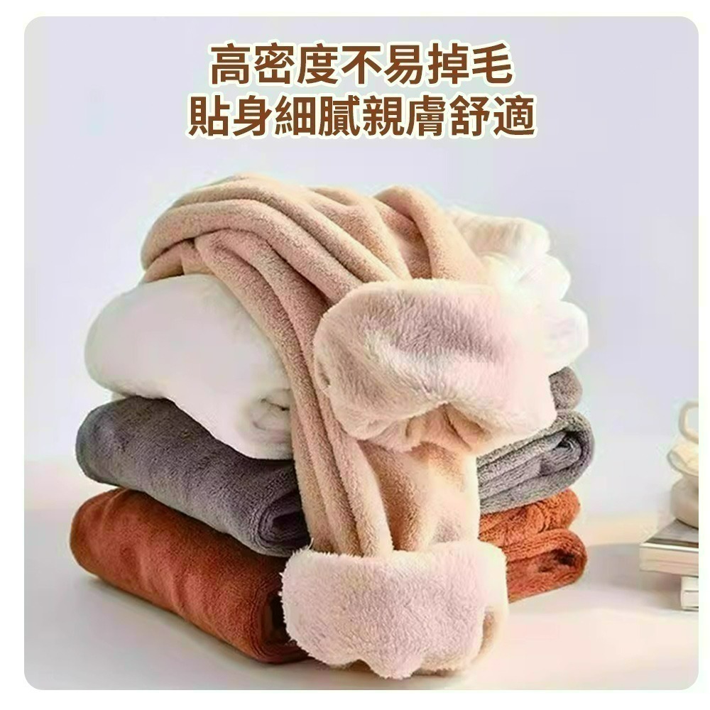 【QIDINA】軟綿綿保暖珊瑚絨居家褲-2PD / 長褲 褲子女 長袖睡褲 法蘭絨 保暖褲 冬天睡衣 睡衣套裝 居家睡褲-細節圖7