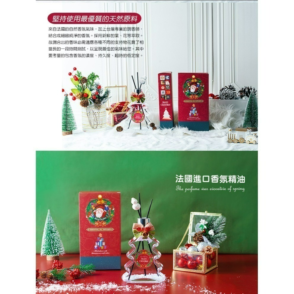 【7-ELEVEN 門市團購】【QIDINA】花圈/聖誕樹 聖誕擴香瓶+薑餅人補充瓶+聖誕袋組合🎄⛄️兩款任選-細節圖7