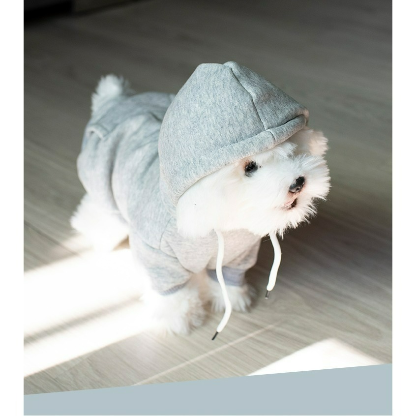 【QIDINA】寵物羊羔絨連帽加厚鋪棉保暖衣 寵物衣-J / 狗衣服 貓衣服 寵物保暖 寵物睡毯-細節圖9