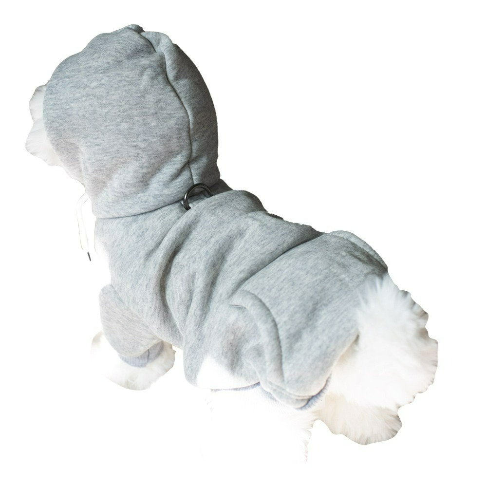【QIDINA】寵物羊羔絨連帽加厚鋪棉保暖衣 寵物衣-J / 狗衣服 貓衣服 寵物保暖 寵物睡毯-規格圖3