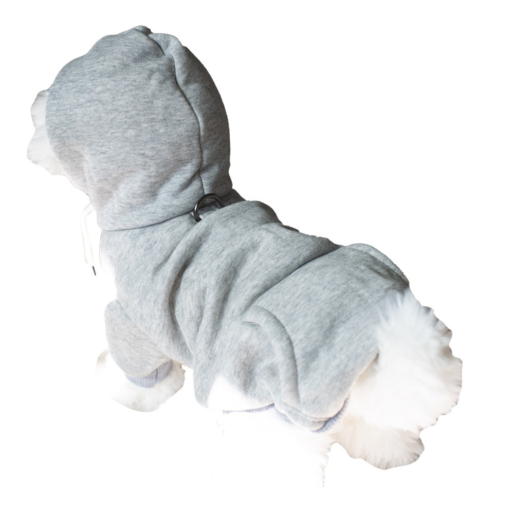 【QIDINA】寵物羊羔絨連帽加厚鋪棉保暖衣 寵物衣-J / 狗衣服 貓衣服 寵物保暖 寵物睡毯-規格圖9