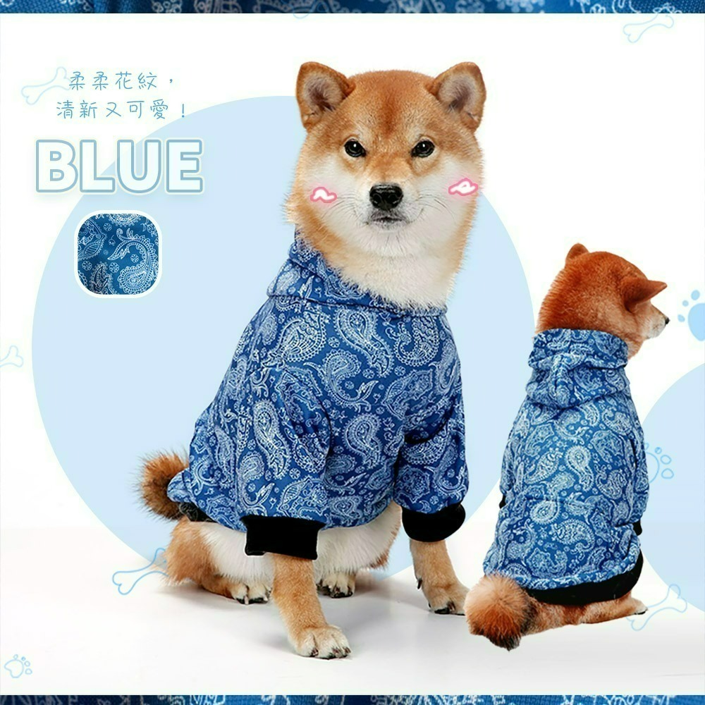 【QIDINA】中大狗帥氣連帽刷毛保暖寵物衣-K / 中型犬衣服 大狗衣服 狗狗衣服 寵物衣服 寵物用品 寵物外出-細節圖6