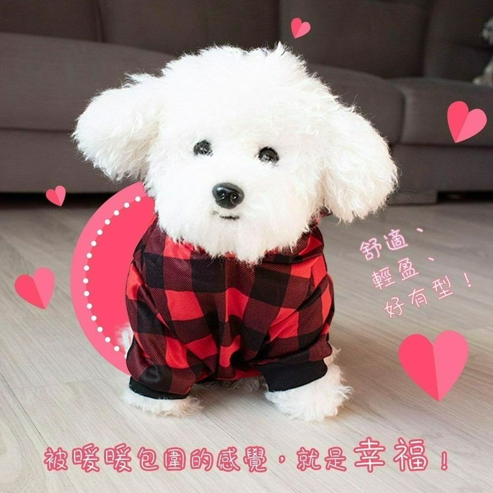 【QIDINA】中大狗帥氣連帽刷毛保暖寵物衣-K / 中型犬衣服 大狗衣服 狗狗衣服 寵物衣服 寵物用品 寵物外出-細節圖7