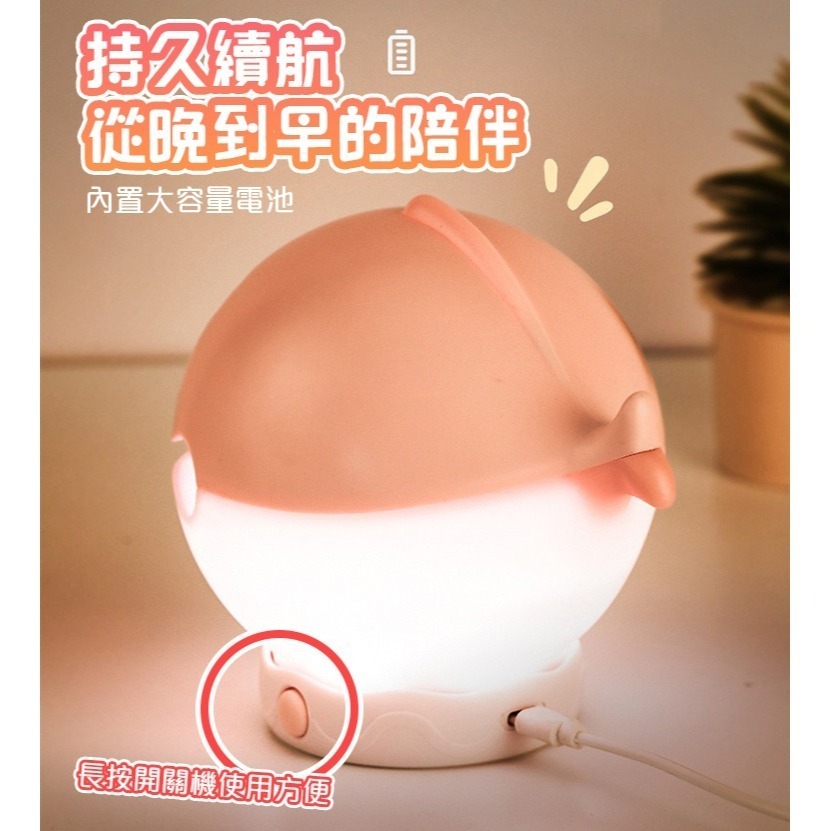 【QIDINA】附表情爆揍敲敲木魚小夜燈-H / 交換禮物 聖誕禮物 聖誕節禮物 露營燈 投影燈 送禮物 生日禮物-細節圖8