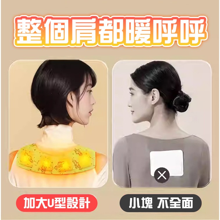 【QIDINA】1盒5入-舒緩放鬆熱敷大片溫肩發熱貼 暖包-A / 低頭族 暖身貼 肩頸熱敷貼 蒸氣暖頸貼 暖暖包-細節圖7