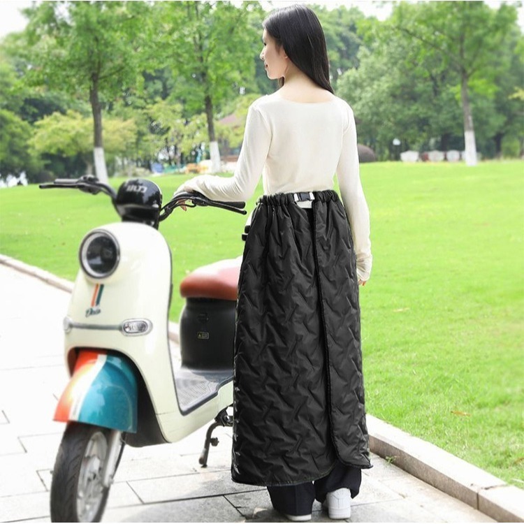 【QIDINA】升級加厚超保暖內毛絨防風機車裙-1SL / 機車保暖裙 機車防風裙 機車圍裙 騎車防曬 保暖防風裙-細節圖8