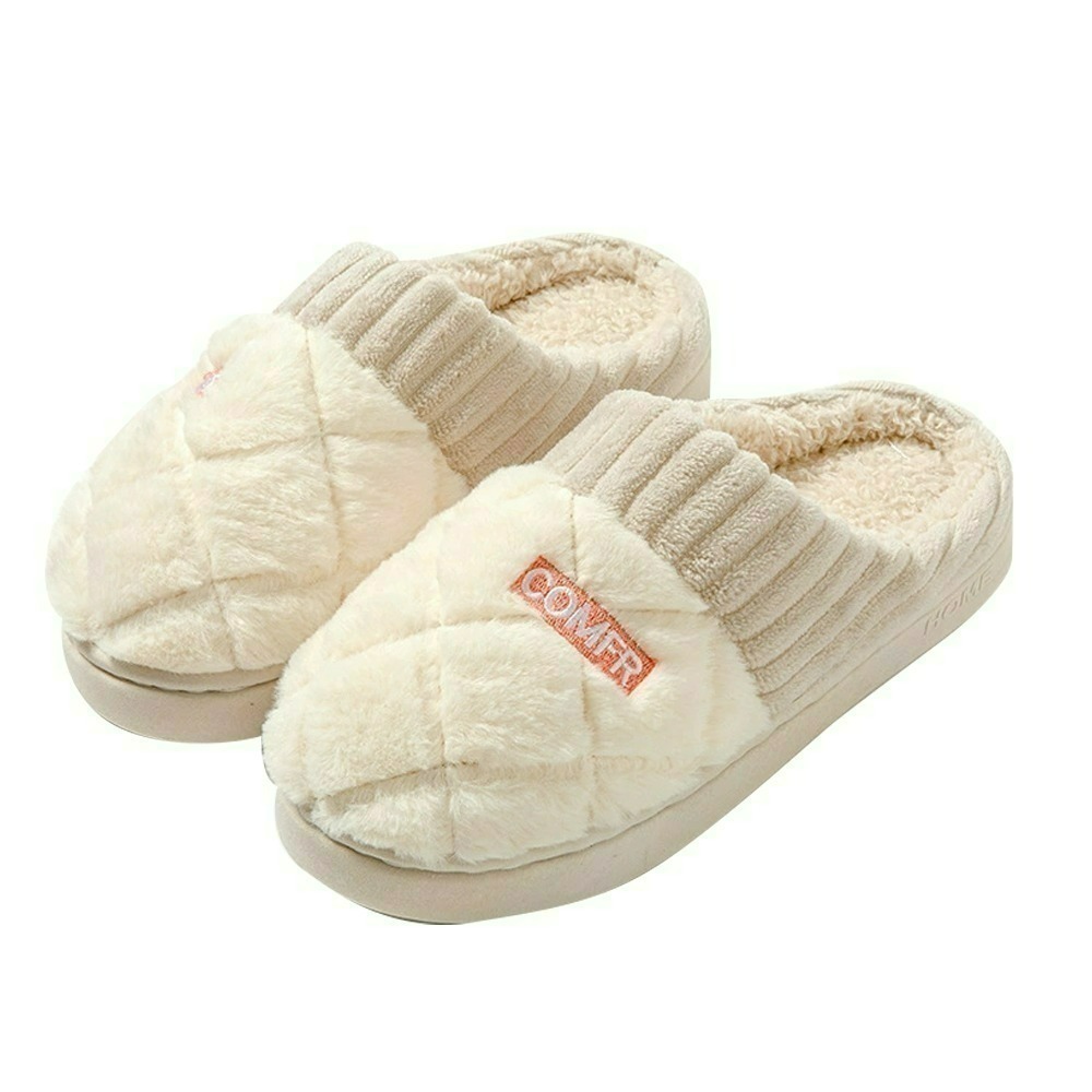 【QIDINA】軟Q厚底毛絨保暖解壓止滑拖鞋-C / 保暖拖鞋 拖鞋厚底 超厚底拖鞋 室內拖鞋 防滑拖鞋 雲朵拖鞋-規格圖10