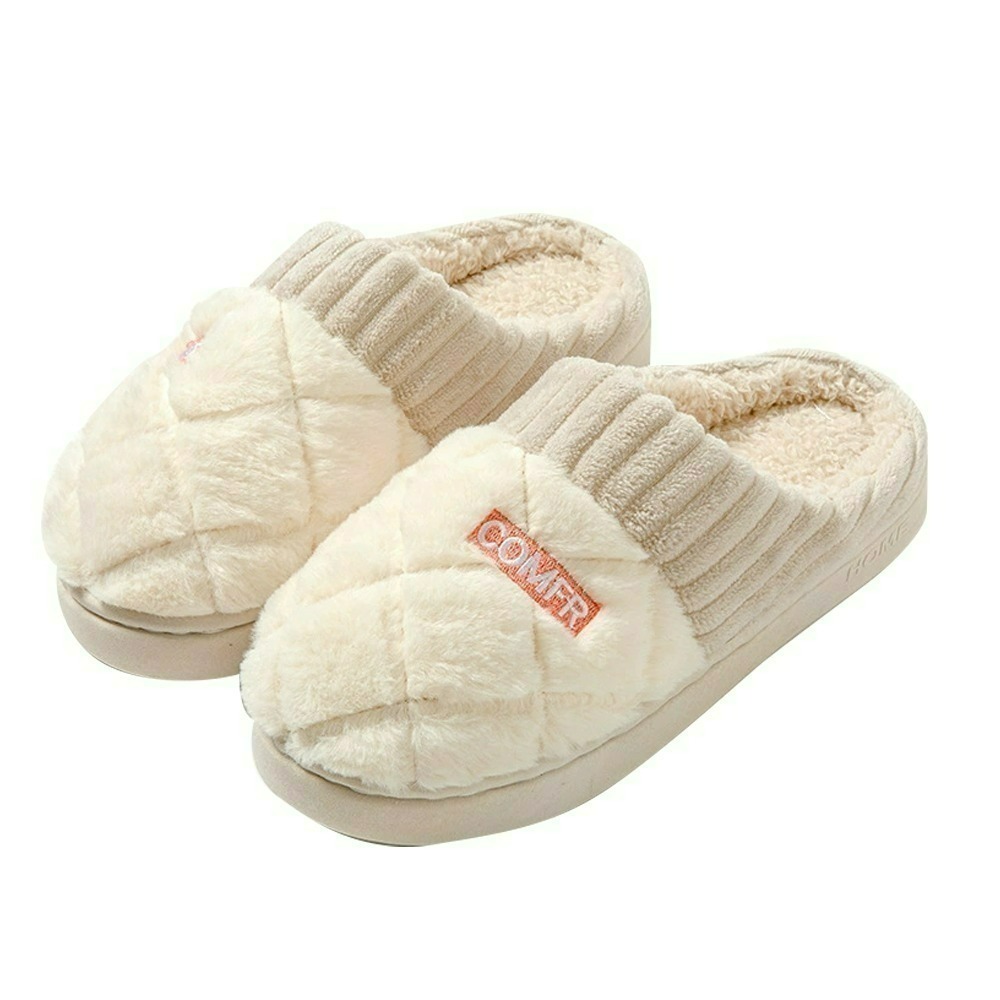 【QIDINA】軟Q厚底毛絨保暖解壓止滑拖鞋-C / 保暖拖鞋 拖鞋厚底 超厚底拖鞋 室內拖鞋 防滑拖鞋 雲朵拖鞋-規格圖10