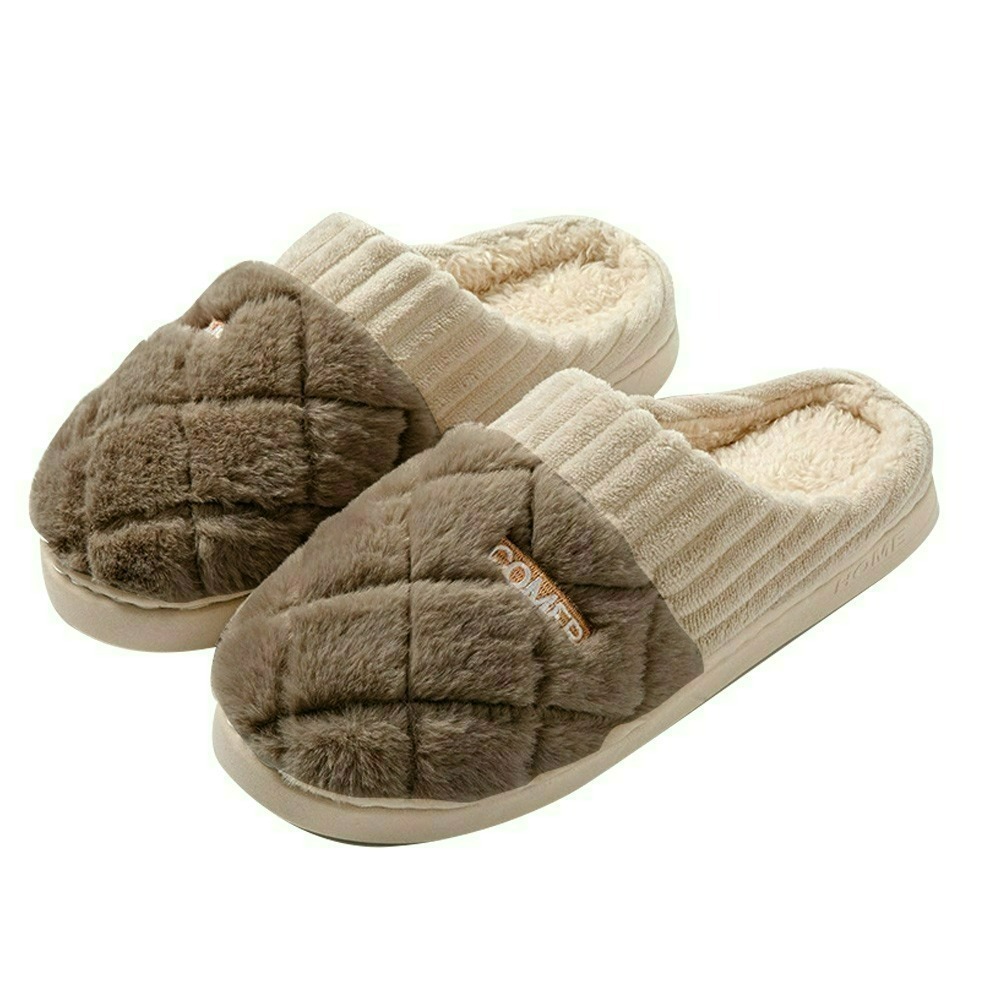 【QIDINA】軟Q厚底毛絨保暖解壓止滑拖鞋-C / 保暖拖鞋 拖鞋厚底 超厚底拖鞋 室內拖鞋 防滑拖鞋 雲朵拖鞋-規格圖10