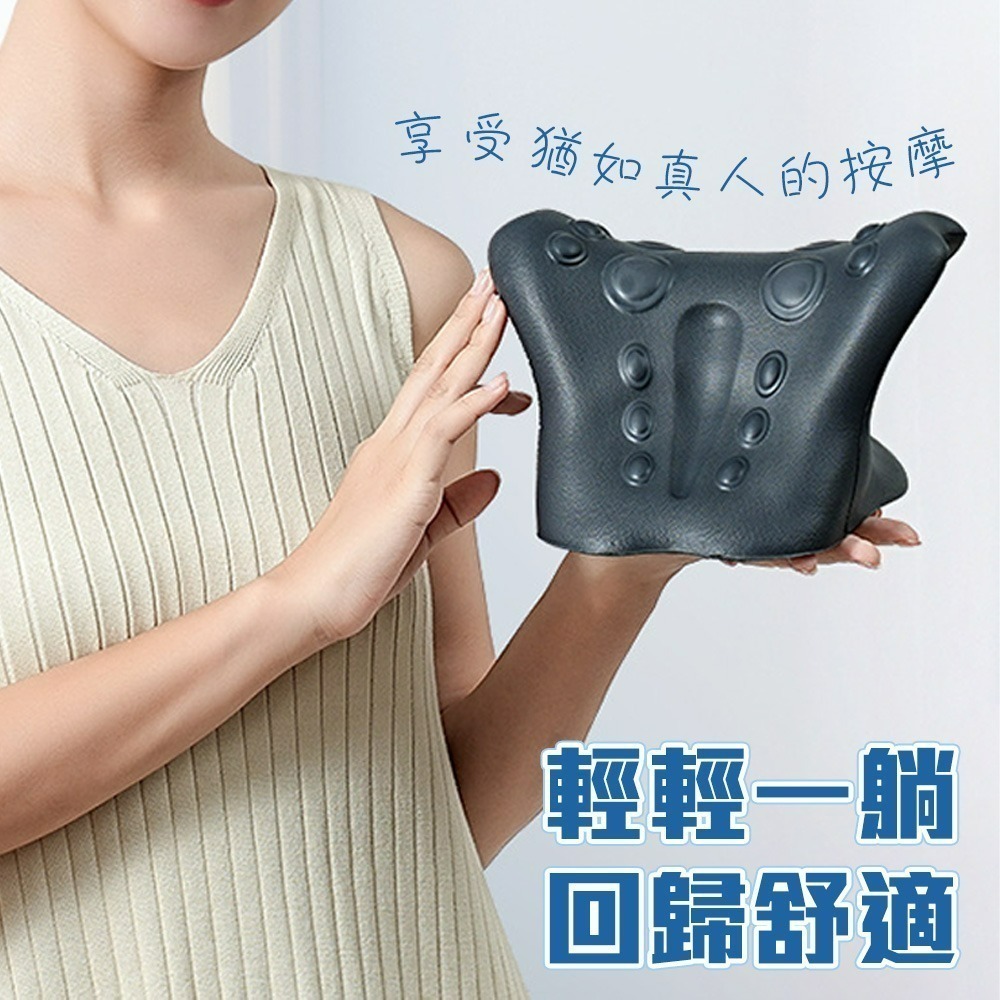 【QIDINA】升級舒筋多點穴位按摩頸椎枕-E / 頭枕 肩頸按摩枕 瑜珈枕 運動枕 駝背 肩頸枕-細節圖6