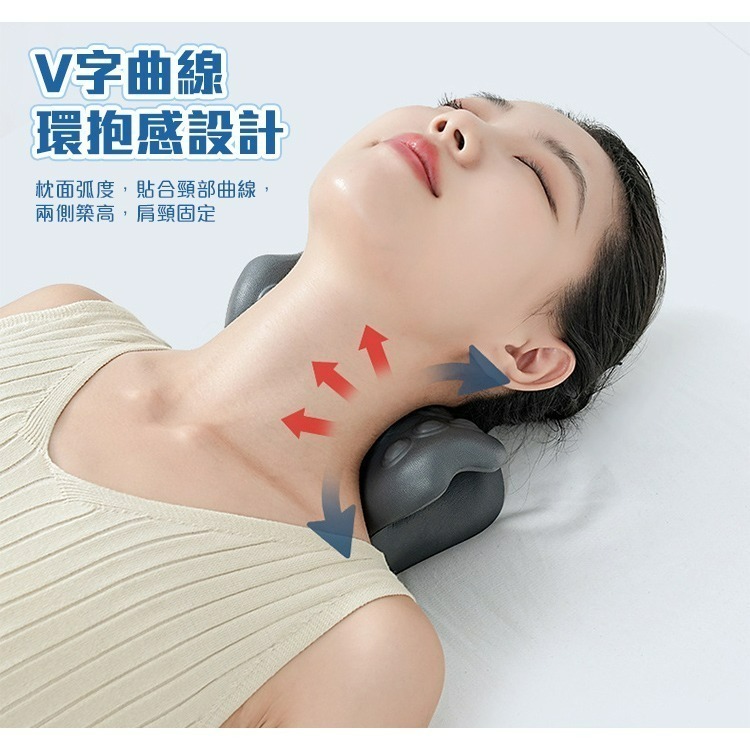 【QIDINA】升級舒筋多點穴位按摩頸椎枕-E / 頭枕 肩頸按摩枕 瑜珈枕 運動枕 駝背 肩頸枕-細節圖11