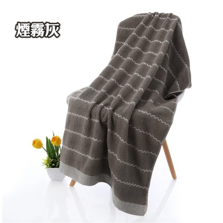 【QIDINA】親膚加厚蓬鬆波波紋速吸水浴巾-K / 飯店浴巾 厚浴巾 大浴巾 純棉浴巾 吸水浴巾 大毛巾-細節圖11