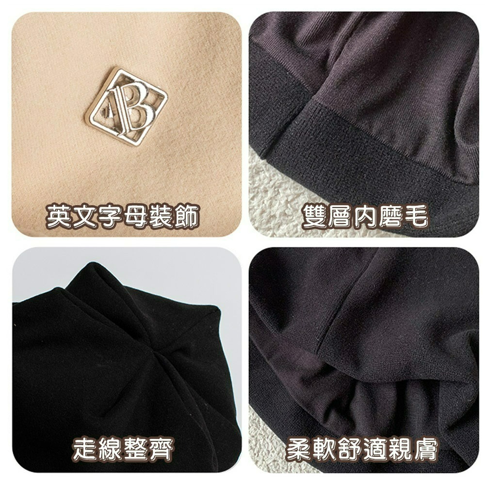 【QIDINA】韓版雙層內磨毛保暖堆堆帽-2HE / 毛帽女 冬天帽子女 毛帽遮耳 保暖帽 毛線帽 鴨舌帽 運動帽-細節圖4