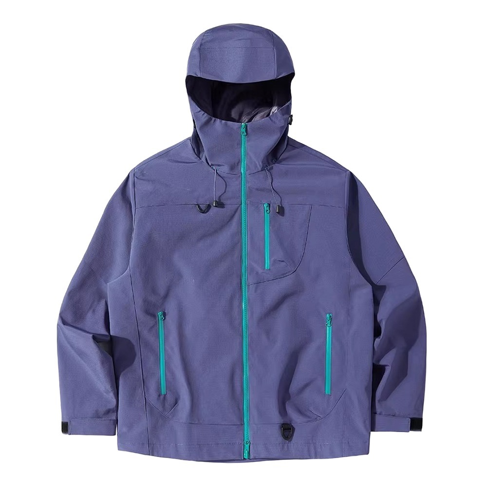 【QIDINA】質感男女款防風防潑水衝鋒外套-H / 羽絨外套 連帽外套 厚外套 衝鋒衣 大尺碼外套 女外套 秋天外套-規格圖11