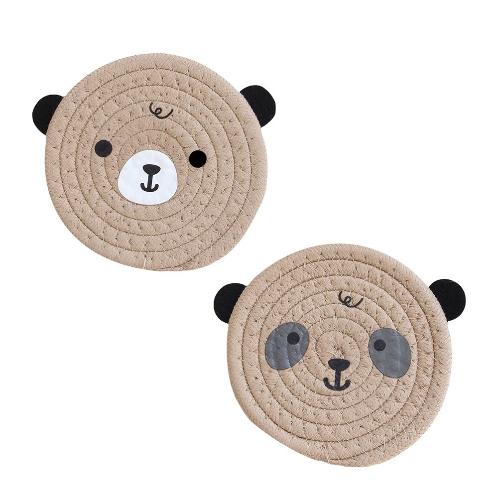 卡其小熊+卡其貓熊