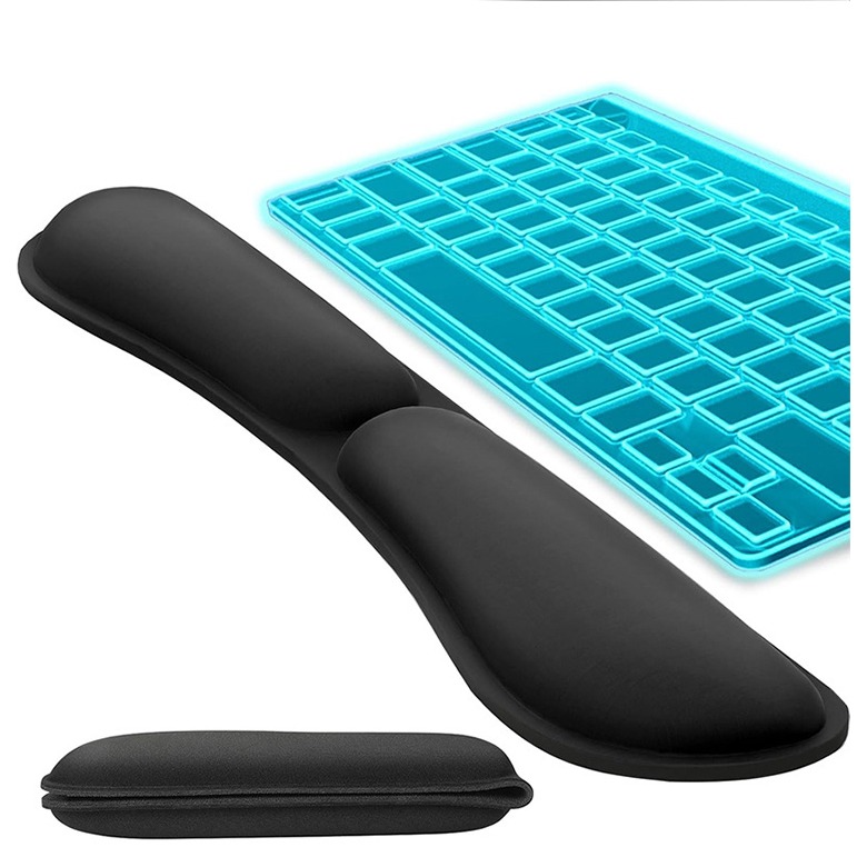 【QIDINA】舒適放鬆減壓記憶海綿鍵盤護腕靠墊-E / 鍵盤手腕墊 滑鼠墊 鍵盤墊 護腕墊-細節圖7