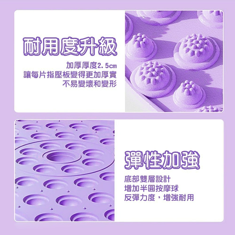 【QIDINA】升級加大滾輪磁石超慢跑腳底按摩指壓板-D / 腳底按摩 超慢跑墊 超慢跑地墊 按摩器 按摩墊 慢跑墊-細節圖5