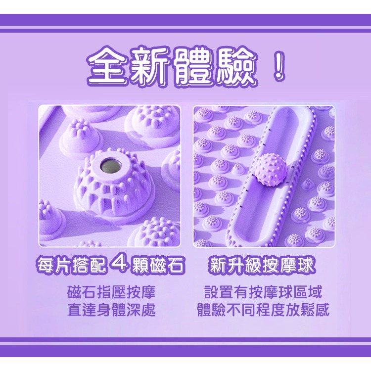 【QIDINA】升級加大滾輪磁石超慢跑腳底按摩指壓板-D / 腳底按摩 超慢跑墊 超慢跑地墊 按摩器 按摩墊 慢跑墊-細節圖9