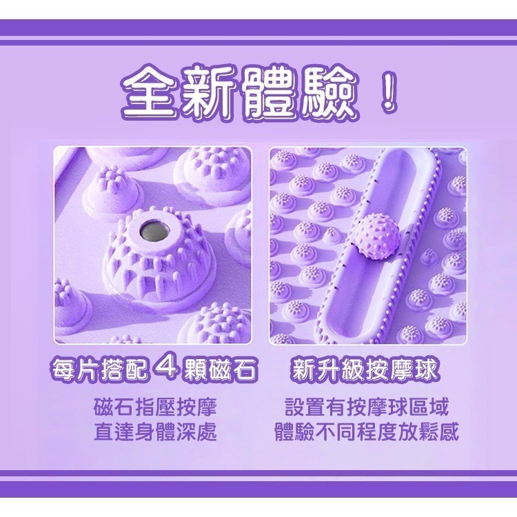 【QIDINA】升級加大滾輪磁石超慢跑腳底按摩指壓板-D / 腳底按摩 超慢跑墊 超慢跑地墊 按摩器 按摩墊 慢跑墊-細節圖9