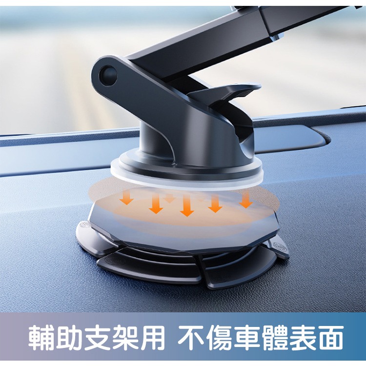 【QIDINA】升級汽車六角超穩固支架吸盤墊 / 吸盤置物架 手機支架 手機架汽車 儀表板 車用支架 汽車支架-細節圖8