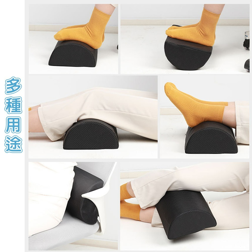 【QIDINA】久坐神器多功能軟Q半圓柱防滑腳枕-J / 腳墊 枕頭 腰枕 靠枕 靠背枕 靠墊 腰靠 腰靠墊 靠背墊-細節圖5