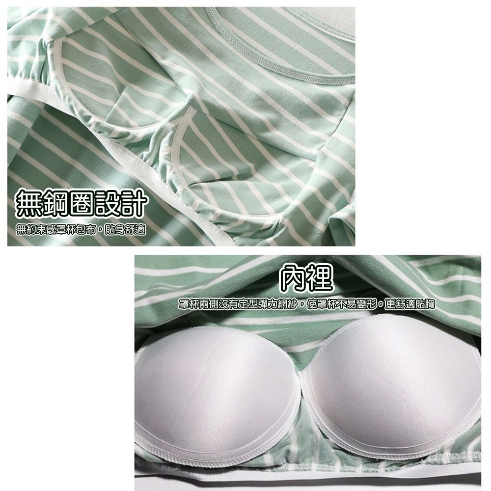 【QIDINA】升級莫代爾親膚帶罩杯彈性舒適連身裙-C / 居家睡衣女 睡衣裙 睡裙 連衣裙 洋裝 大尺碼睡裙 長裙子-細節圖5