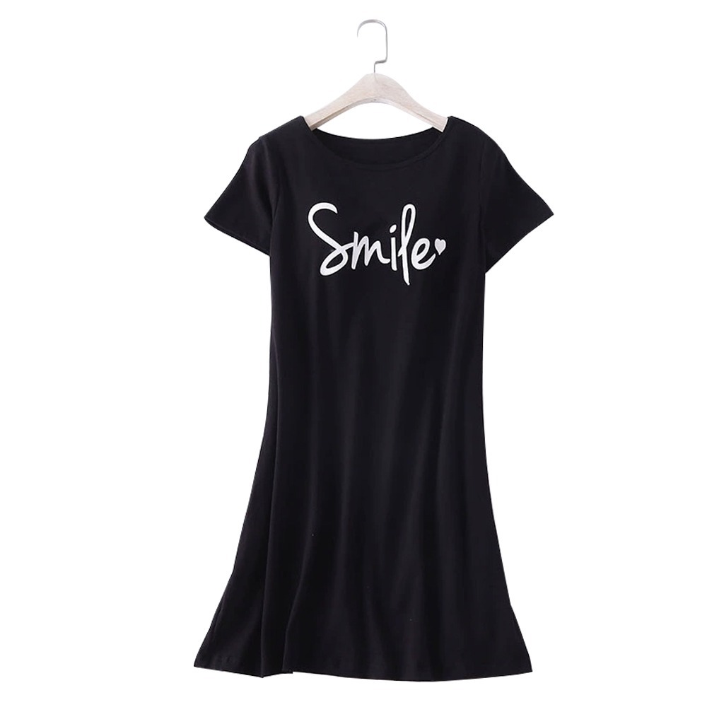 【QIDINA】懶人穿搭親膚附罩杯彈性舒適連身裙-1SM / 居家睡衣女 睡衣裙 睡裙 連衣裙 居家服 大尺碼睡裙 洋裝-規格圖11