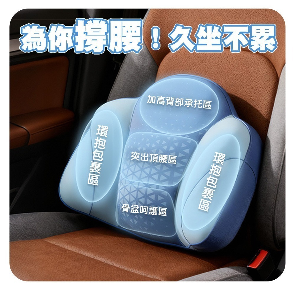【QIDINA】不佔位放鬆頸枕腰枕充氣2件組(附收納袋)靠墊-F / U型枕 汽車頭枕 車用靠枕 靠腰墊 充氣頸枕-細節圖5